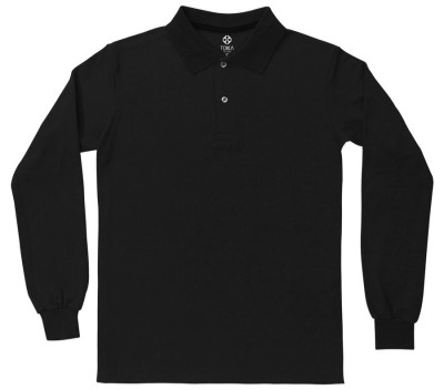 İş Sweatshirt Polo Siyah